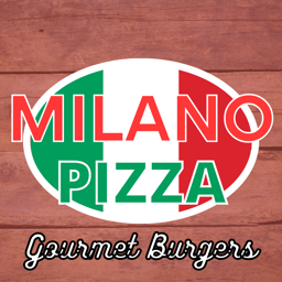 New Milano Pizza & Gourmet Burger logo.